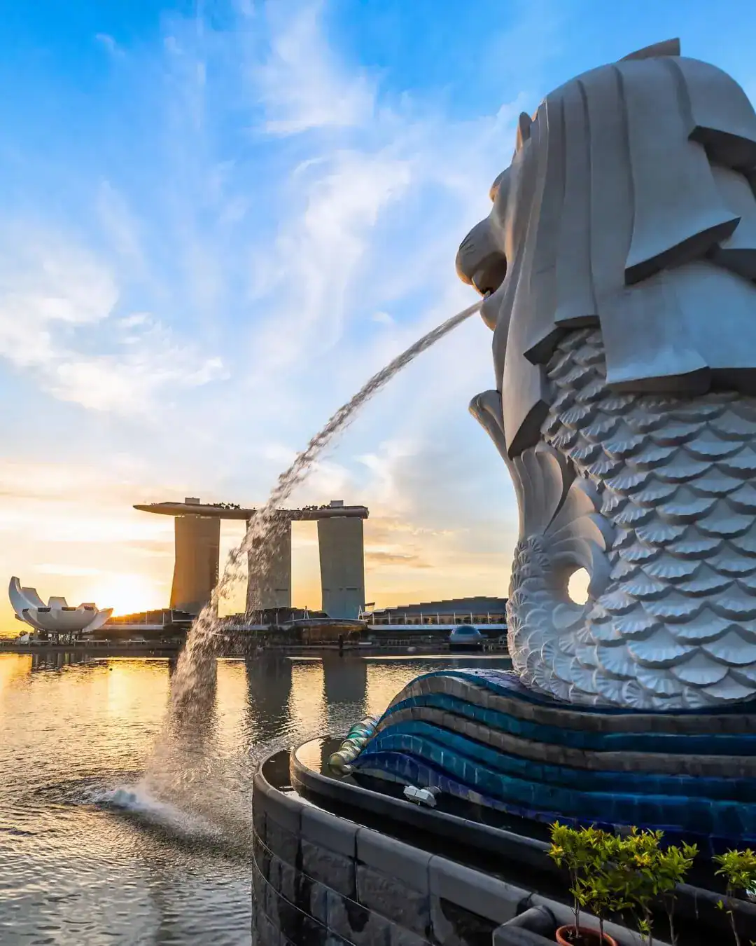 Singapore landmark Merlion